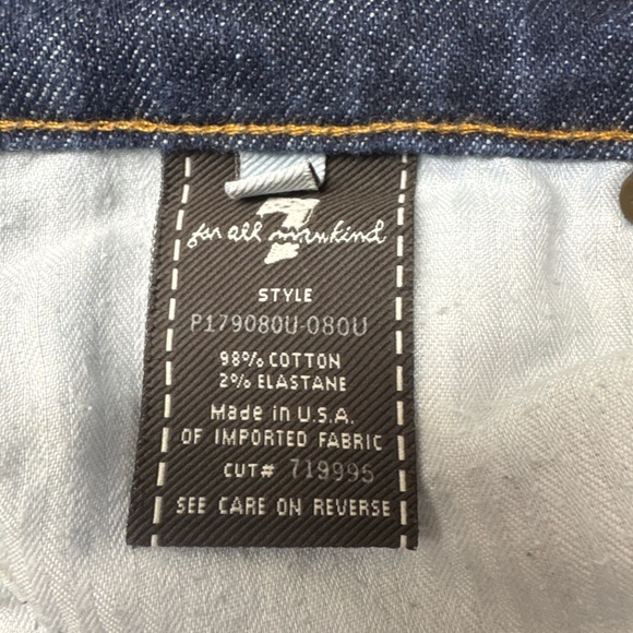 7 For All Mankind Straight Jeans - Picture 3 of 4